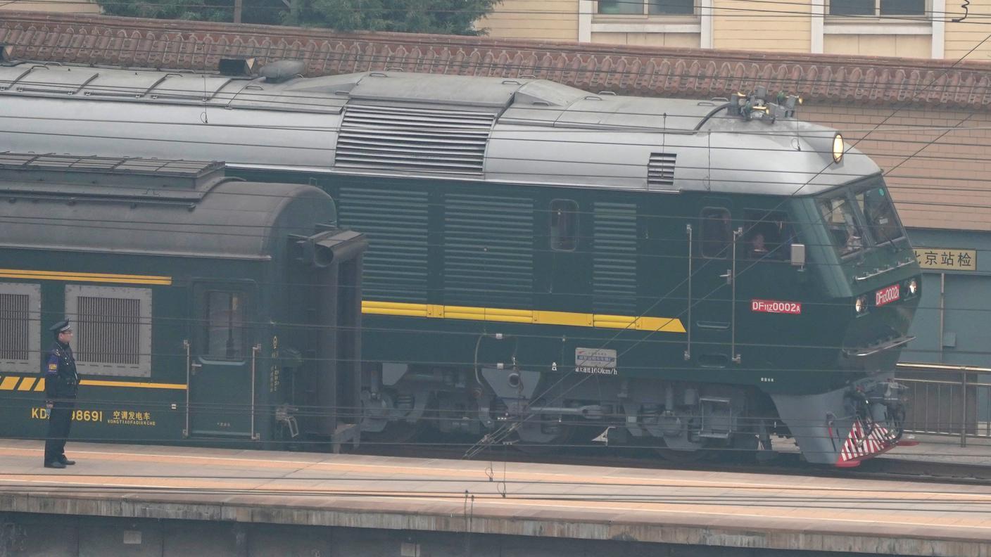 Il treno speciale nordcoreano che ha forse portato Kim Jong-un fino a Pechino