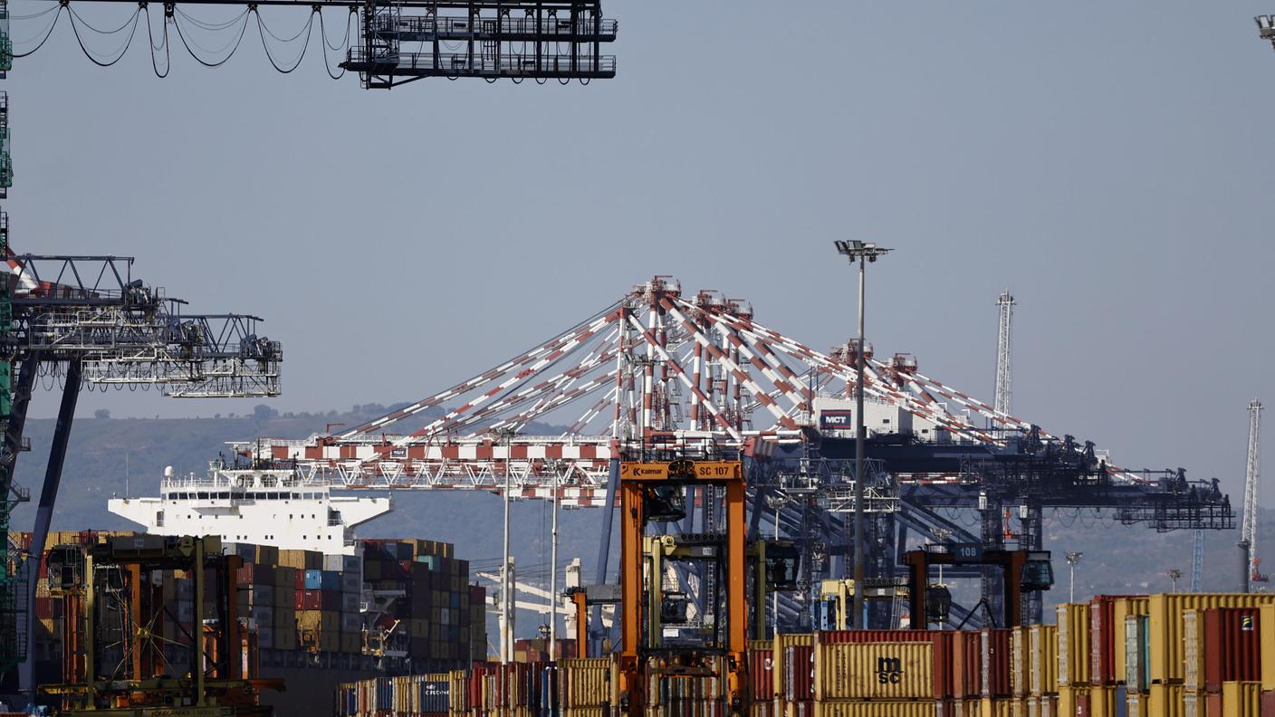 Il porto di Gioia Tauro dove è scattato il sequestro