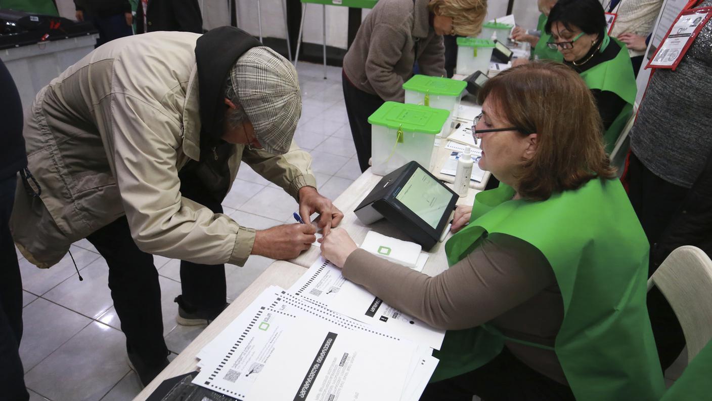 Operazioni di voto in Georgia