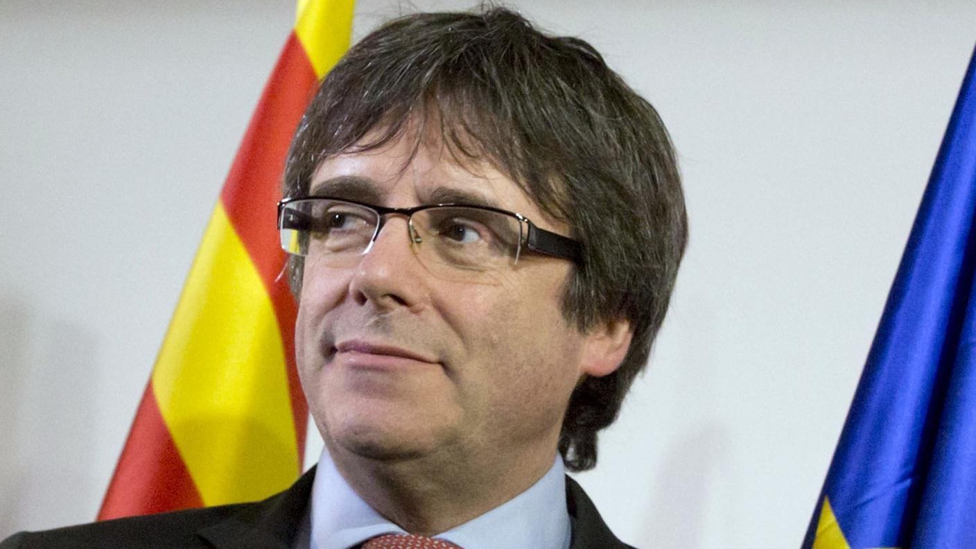 L'ex presidente catalano Carles Puigdemont
