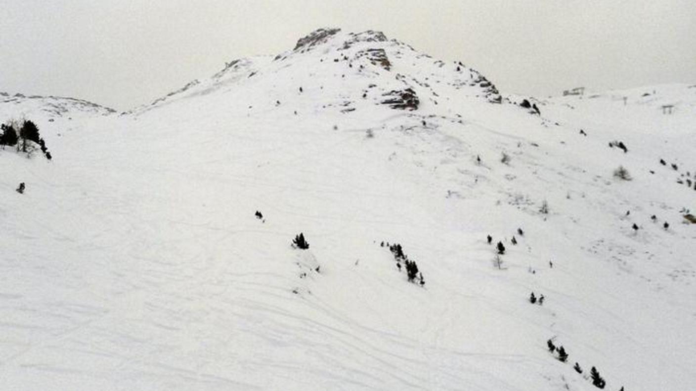 La zona in Val d'Aosta dove è caduta la valanga che ha ucciso due sciatori