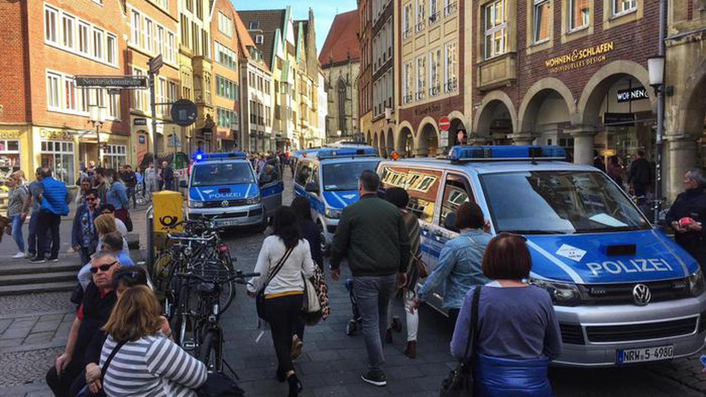 La polizia a Münster
