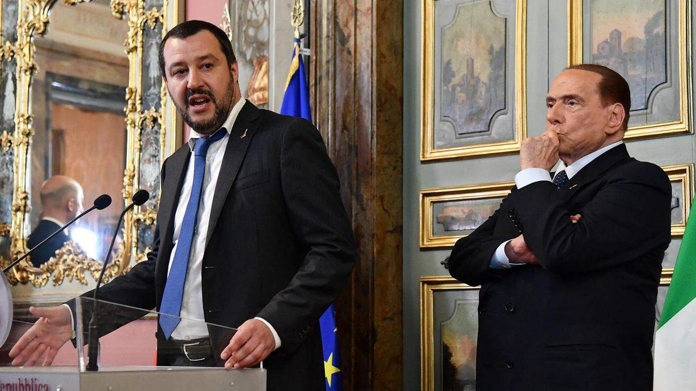 Matteo Salvini, Silvio Berlusconi