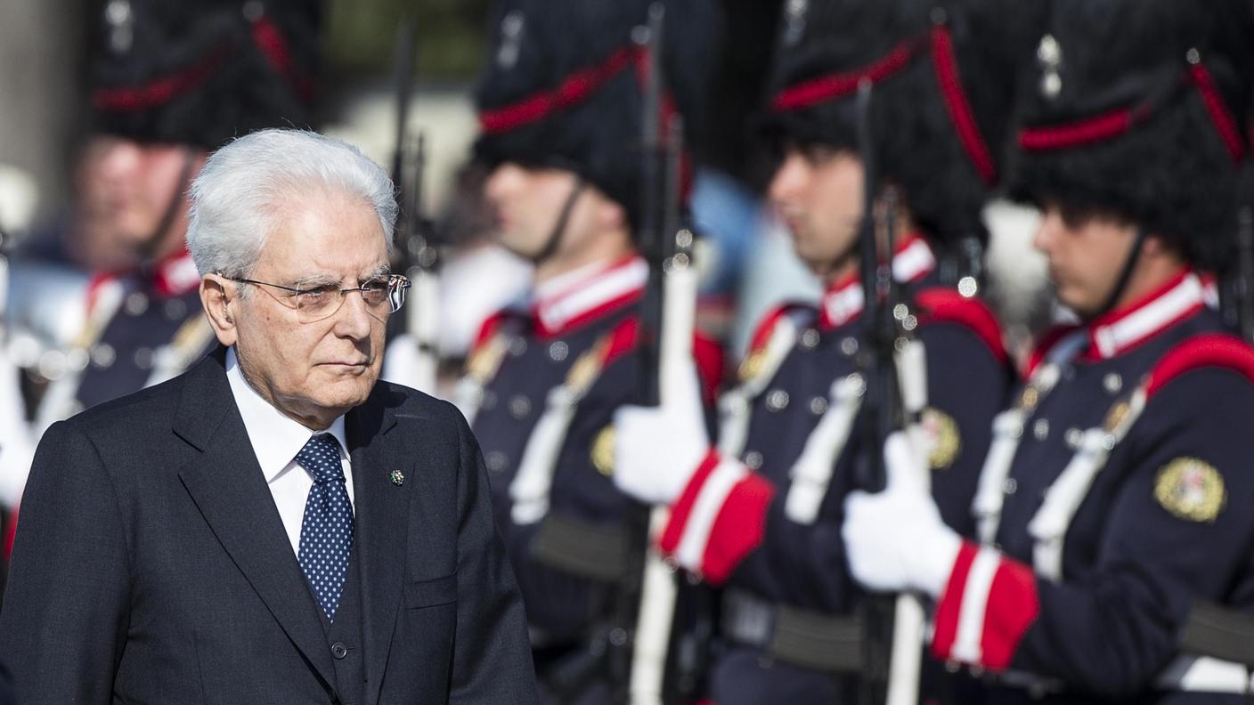 Sergio Mattarella pensieroso mercoledì alle celebrazioni per il 25 aprile