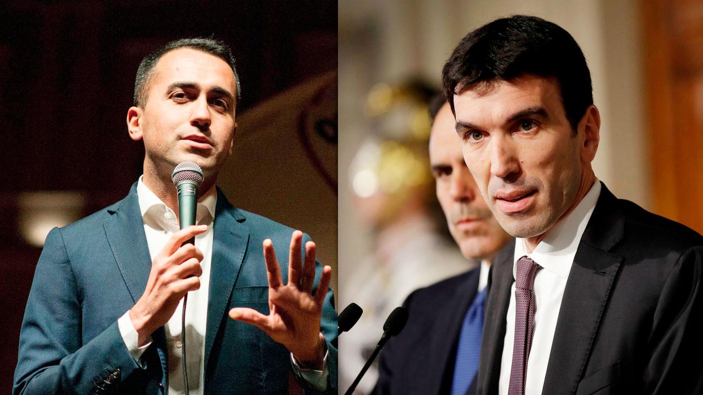 Luigi Di Maio (M5S) e Maurizio Martina (PD)