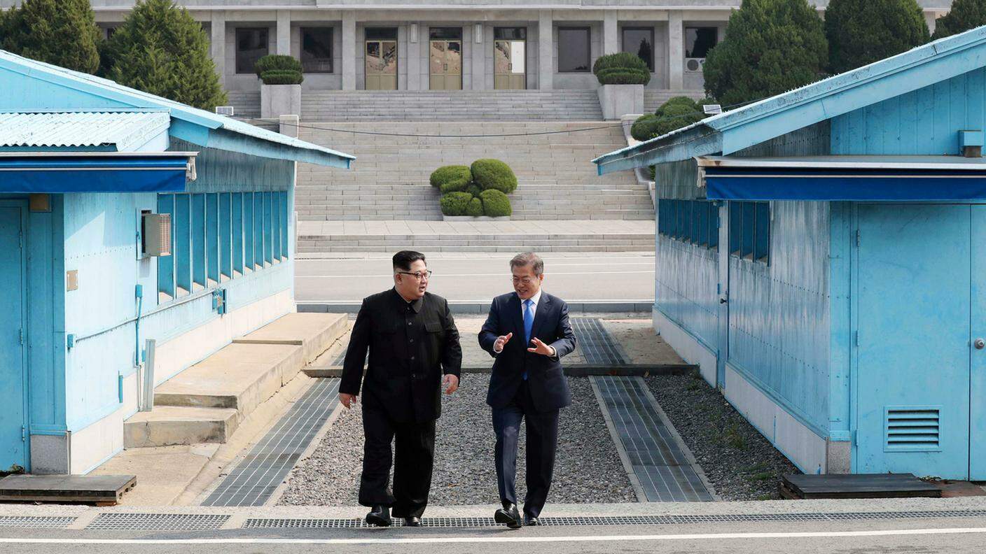 L'incontro fra Kim Jong-un e Moon Jae-in
