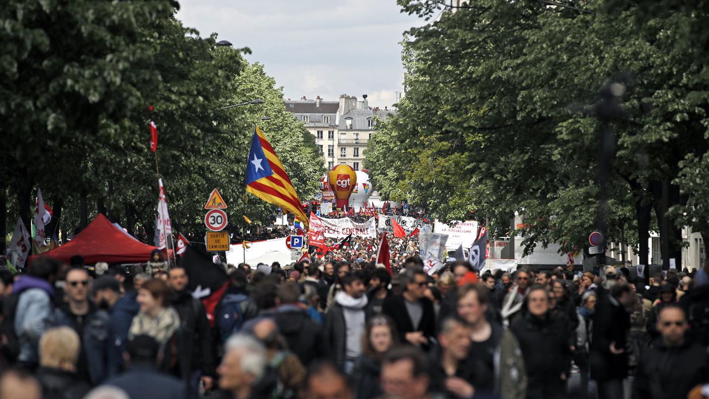 Corteo a Parigi in Francia