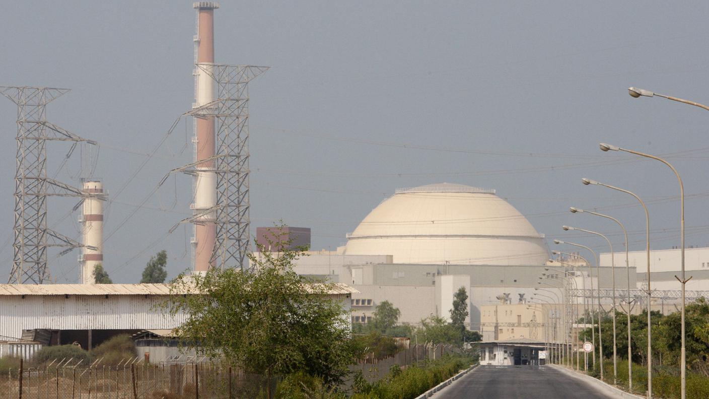 Il reattore civile di Bushehr nel 2010