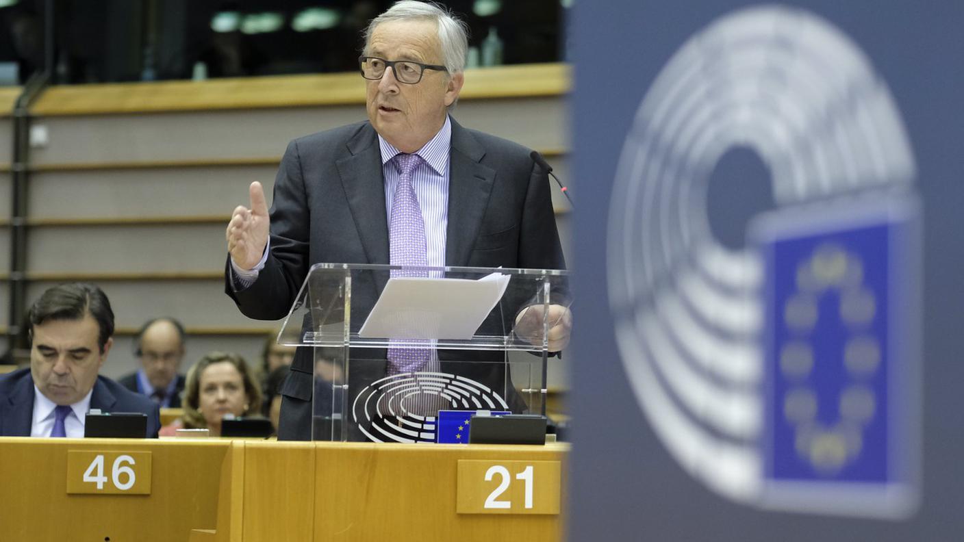 Il presidente della Commissione Juncker presenta il progetto di bilancio 