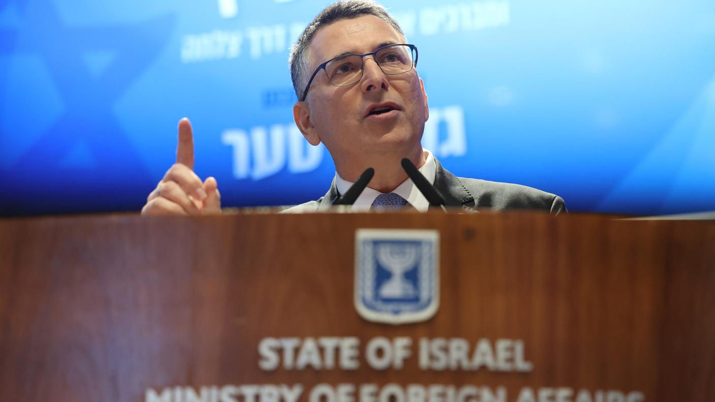 Il ministro degli Esteri israeliano Gideon Saar KEY.jpg