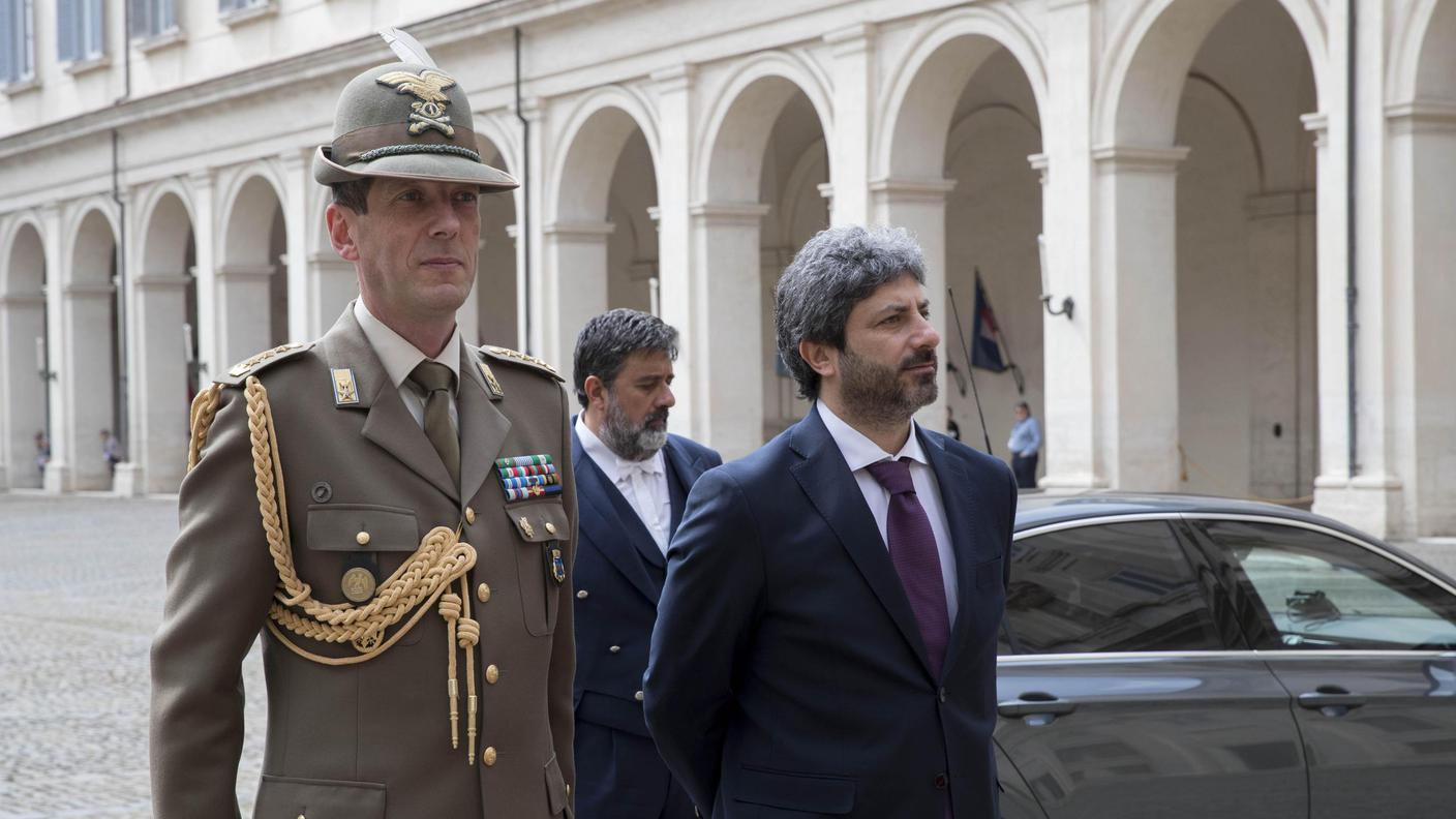 Il presidente della Camera chiamato dal Quirnale
