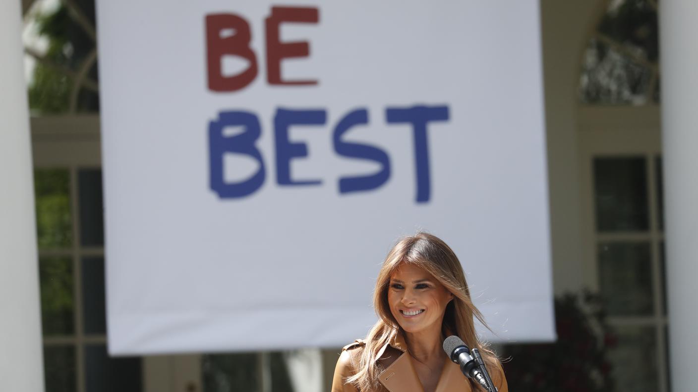 Melania Trump alla casa bianca