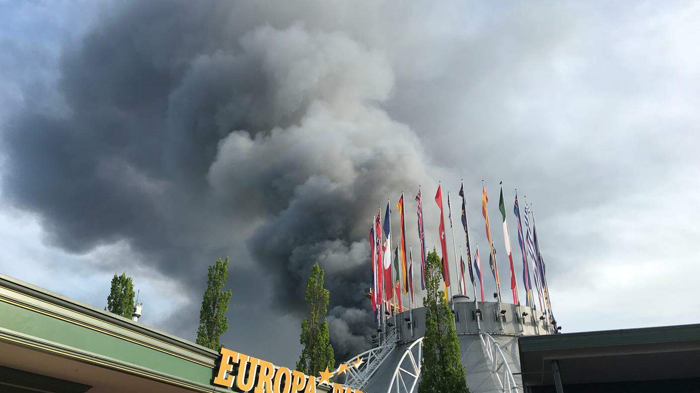 Fiamme all'Europa Park