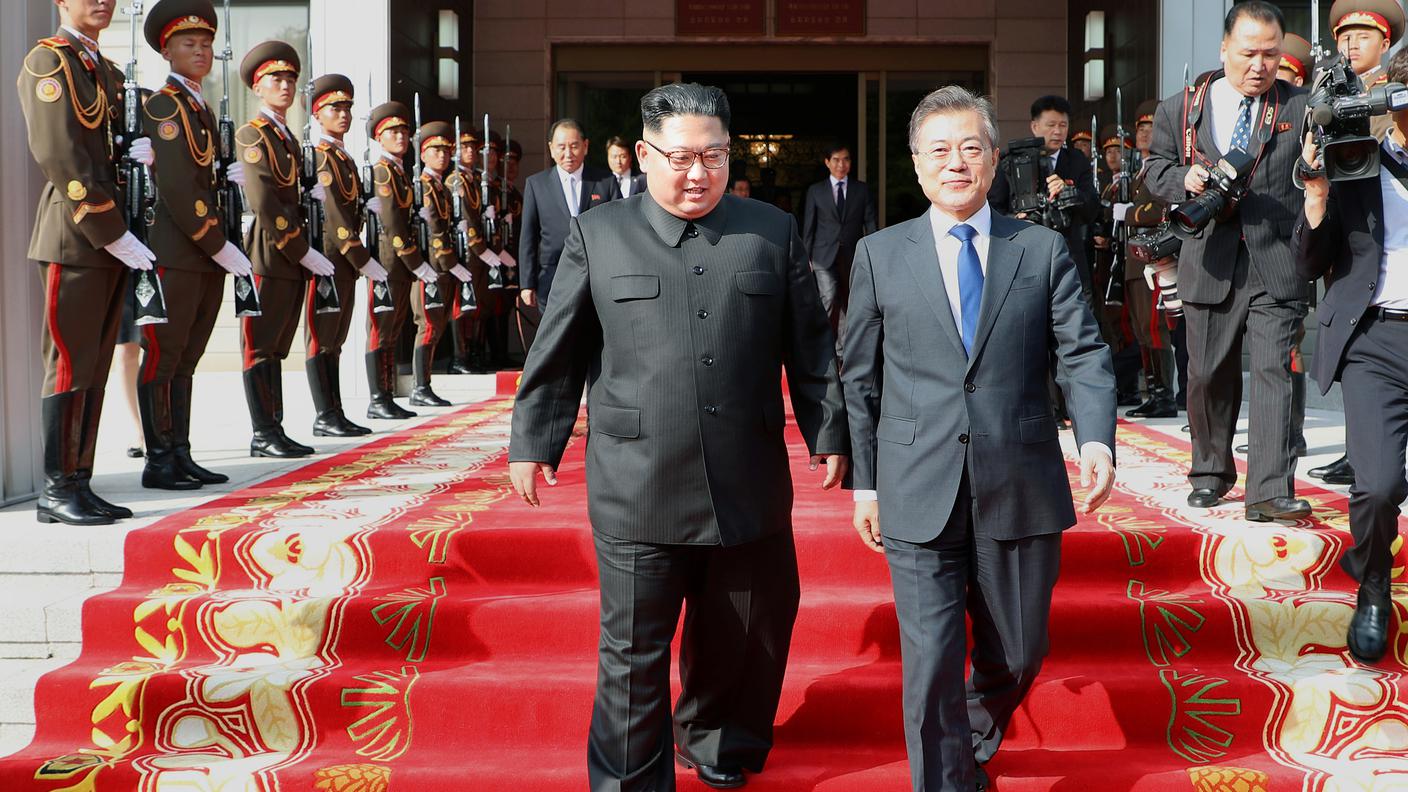 Kim Jong Un e Moon Jae-in