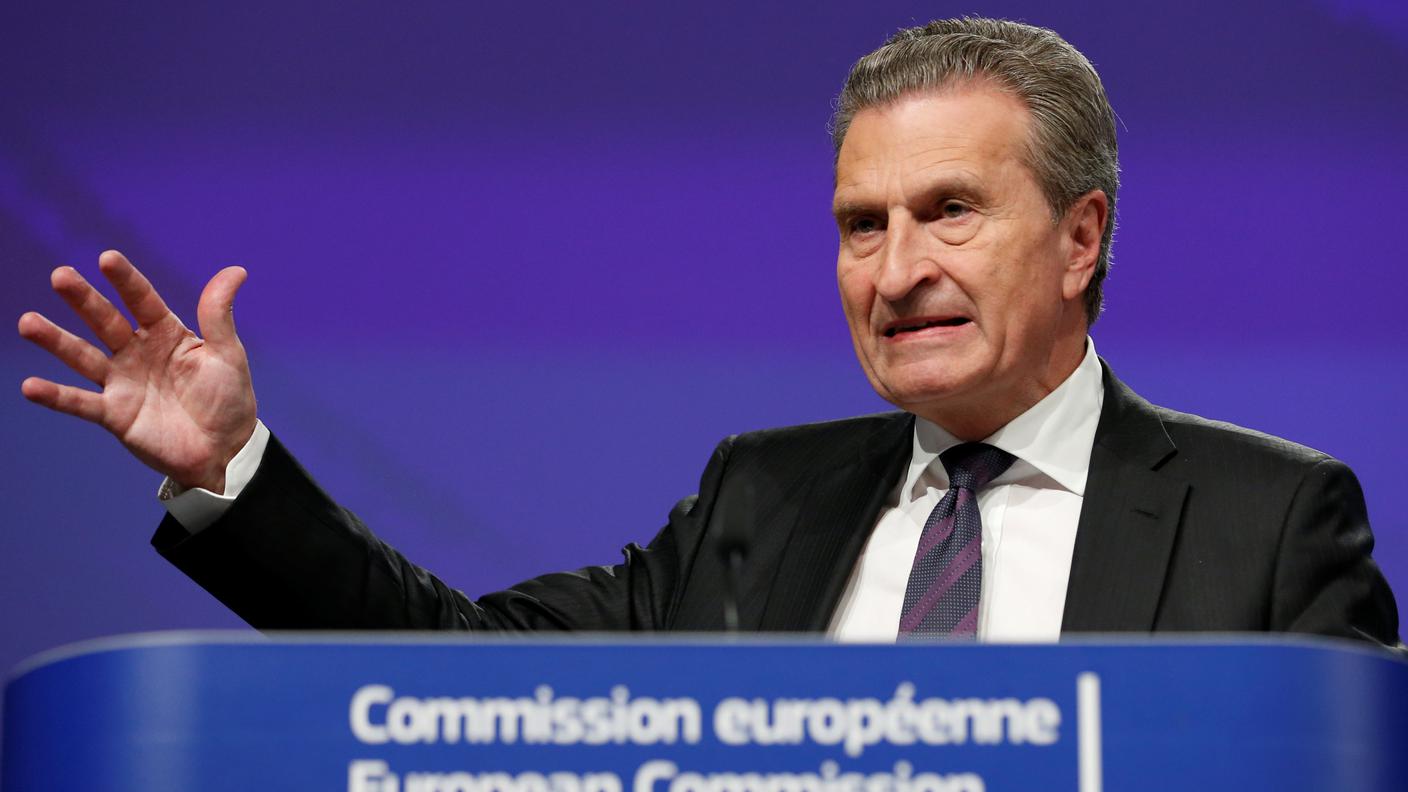 Le polemiche sono nate dalle parole di Oettinger ad un giornalista tedesco