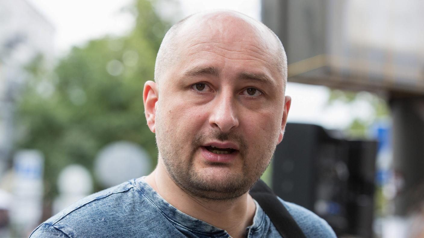 Il giornalista Arkady Babchenko è considerato un oppositore di Putin