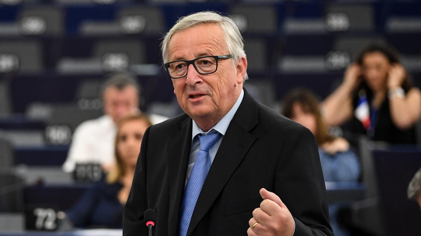 Il presidente della Commissione UE, Jean-Claude Juncker 
