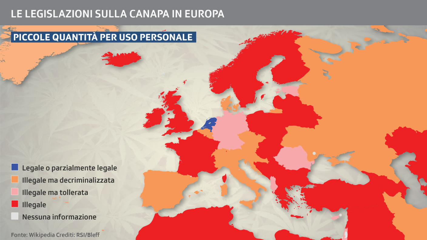 Le legislazioni sulla canapa in Europa