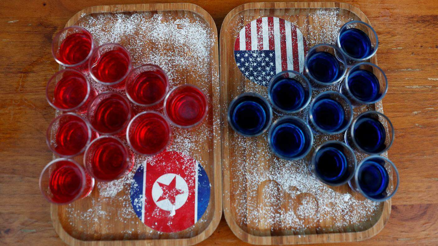 Ispirazione anche per i bar locali: lo shot nordcoreano e quello statunitense