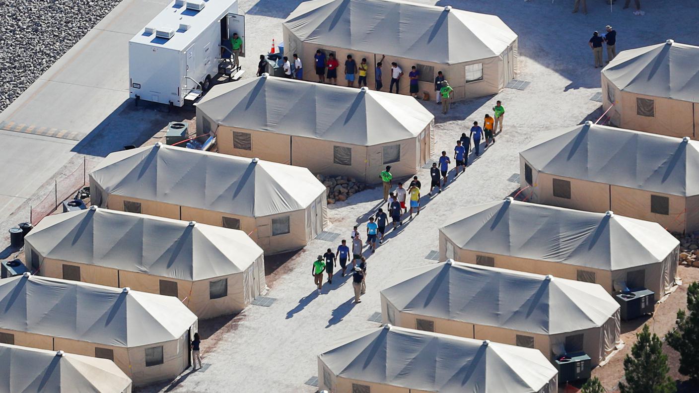 Tornillo, Texas: uno dei centri in cui vengono portati i bambini separati dai genitori