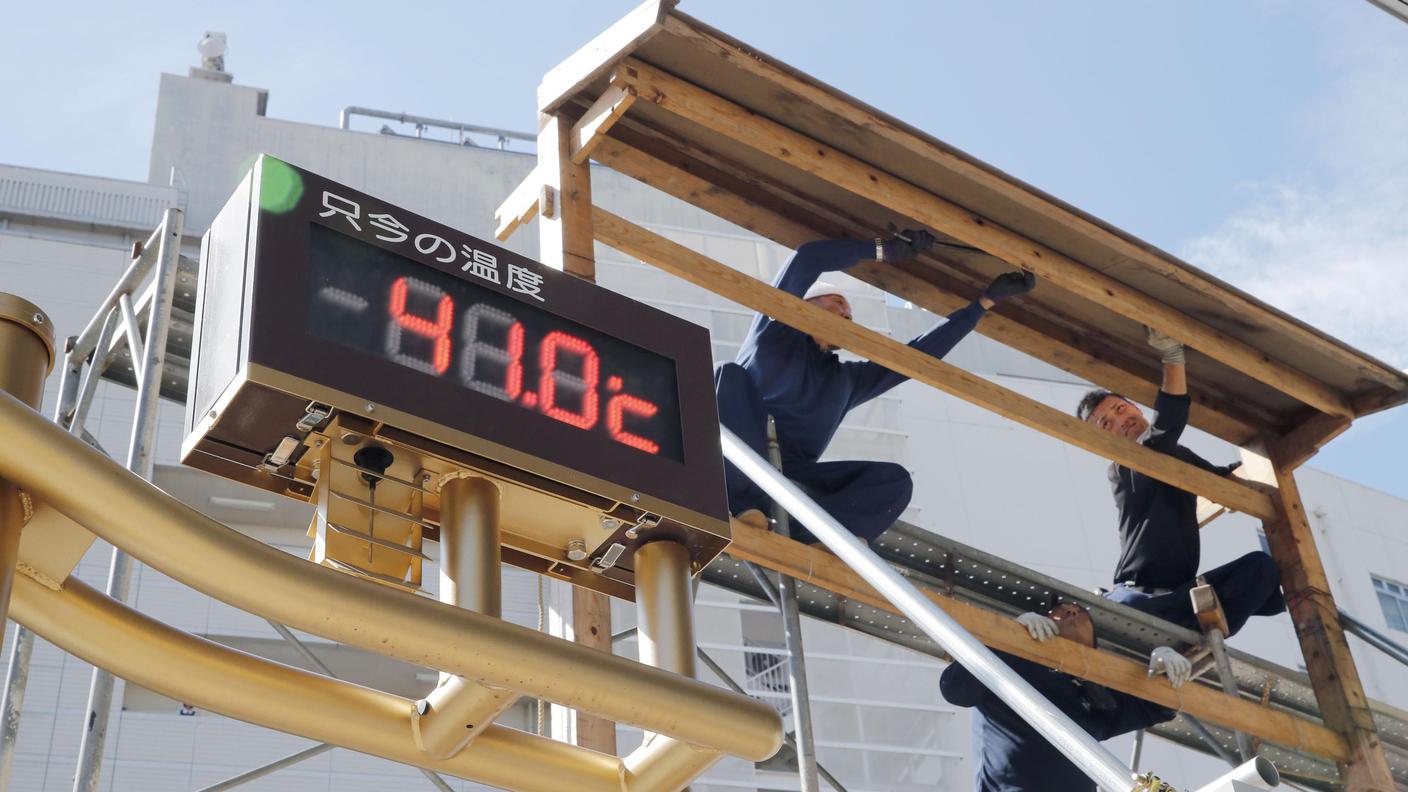 Da oltre venti giorni le temperature raggiungono valori straordinari in Giappone