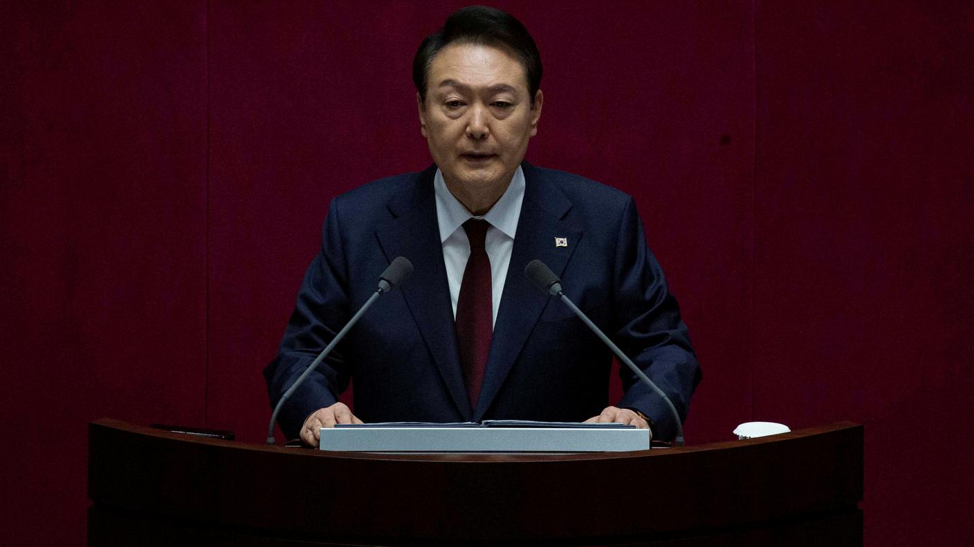 Il presidente sudcoreano Yoon Suk-yeol