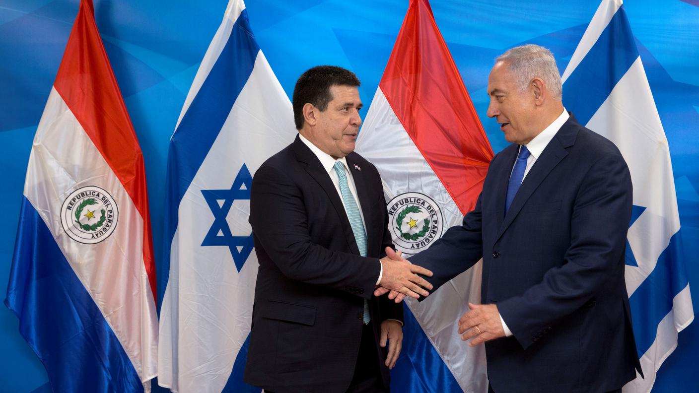 Cartes e Netanyahu il 21 maggio a Gerusalemme