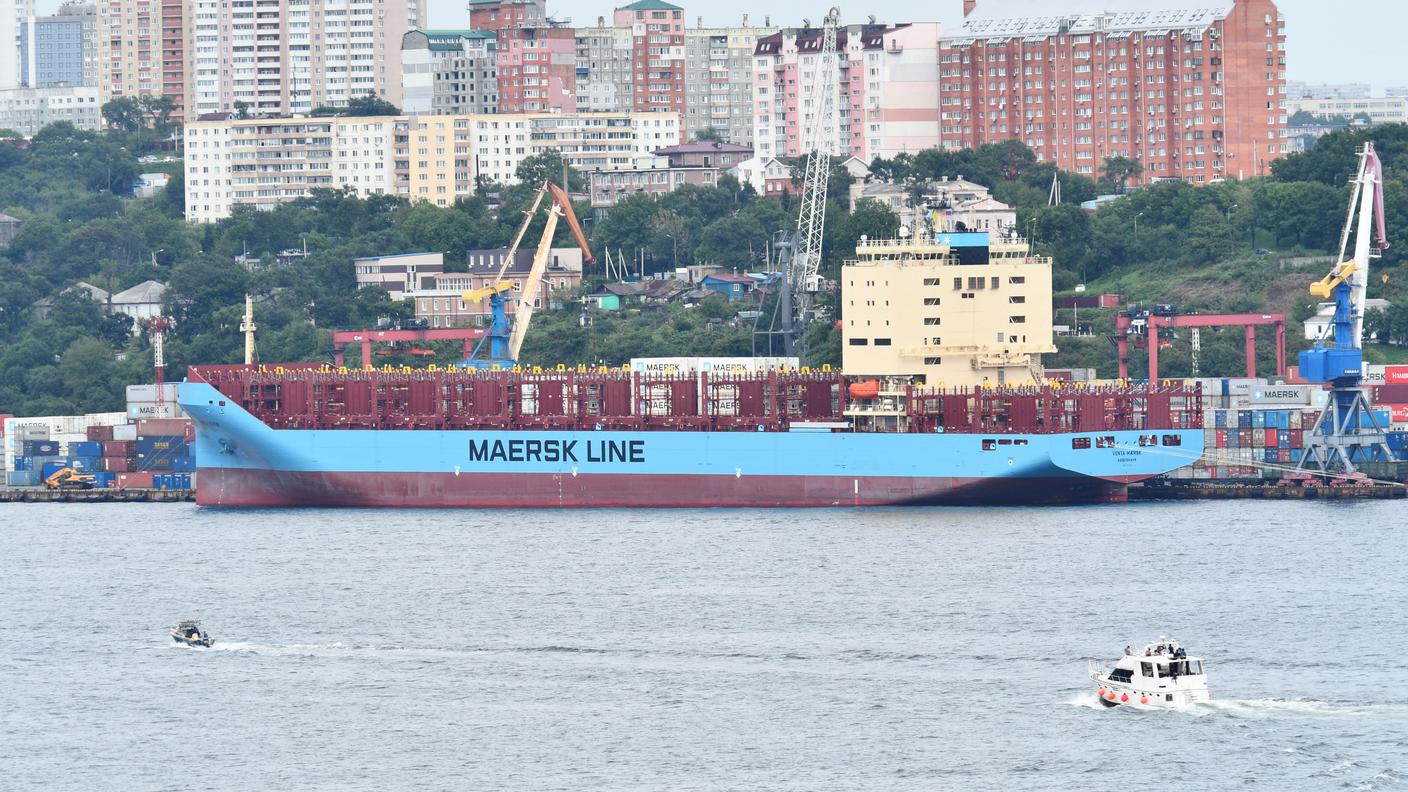 Alla partenza da Vladivostok il 23 agosto