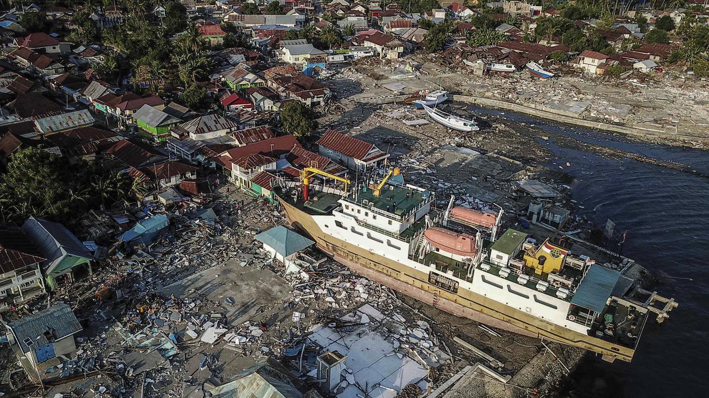 La devastazione a Wani, Donggala