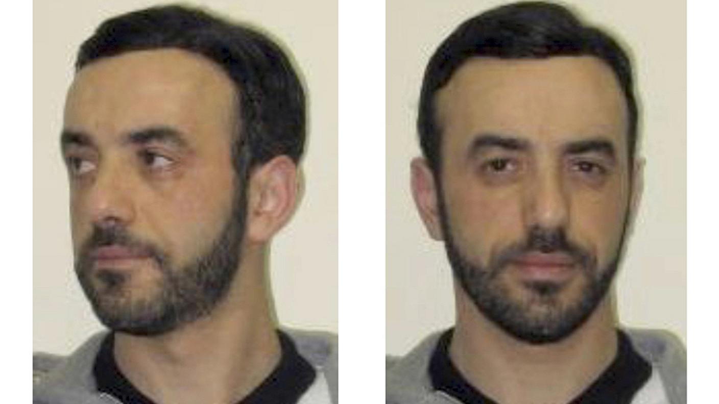 Redoine Faid nella foto segnaletica dell'Interpol
