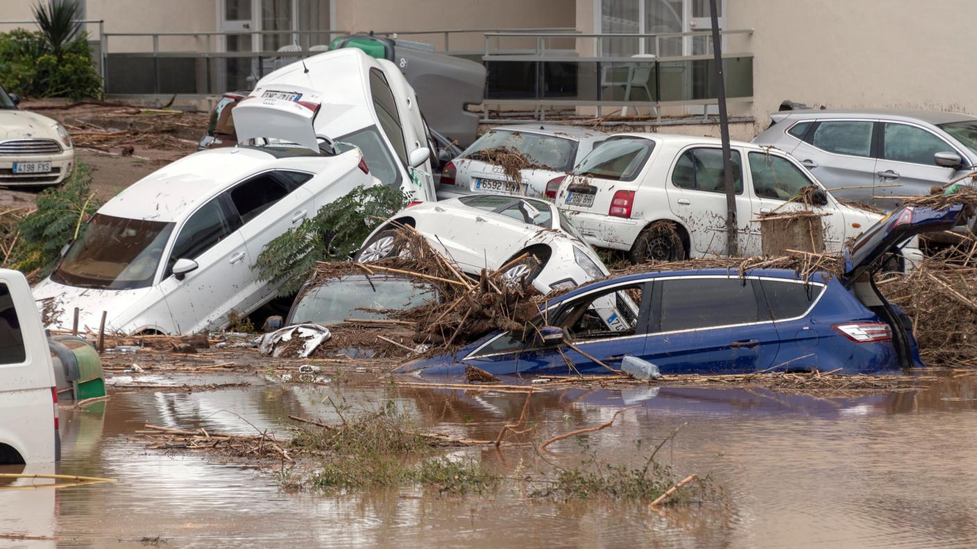 Colpita una zona a est di Palma