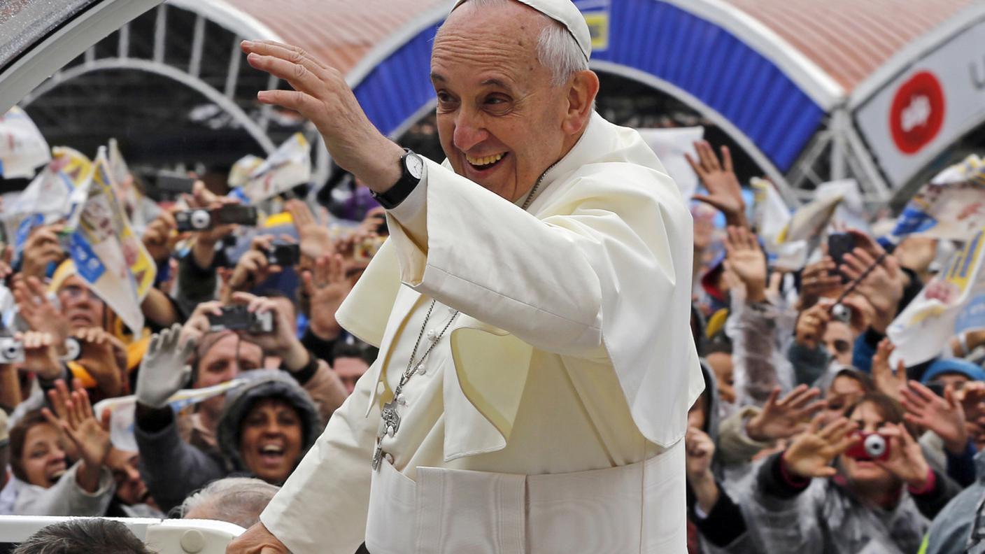 Bergoglio in Brasile alle Giornate mondiali della Gioventù, nel 2013
