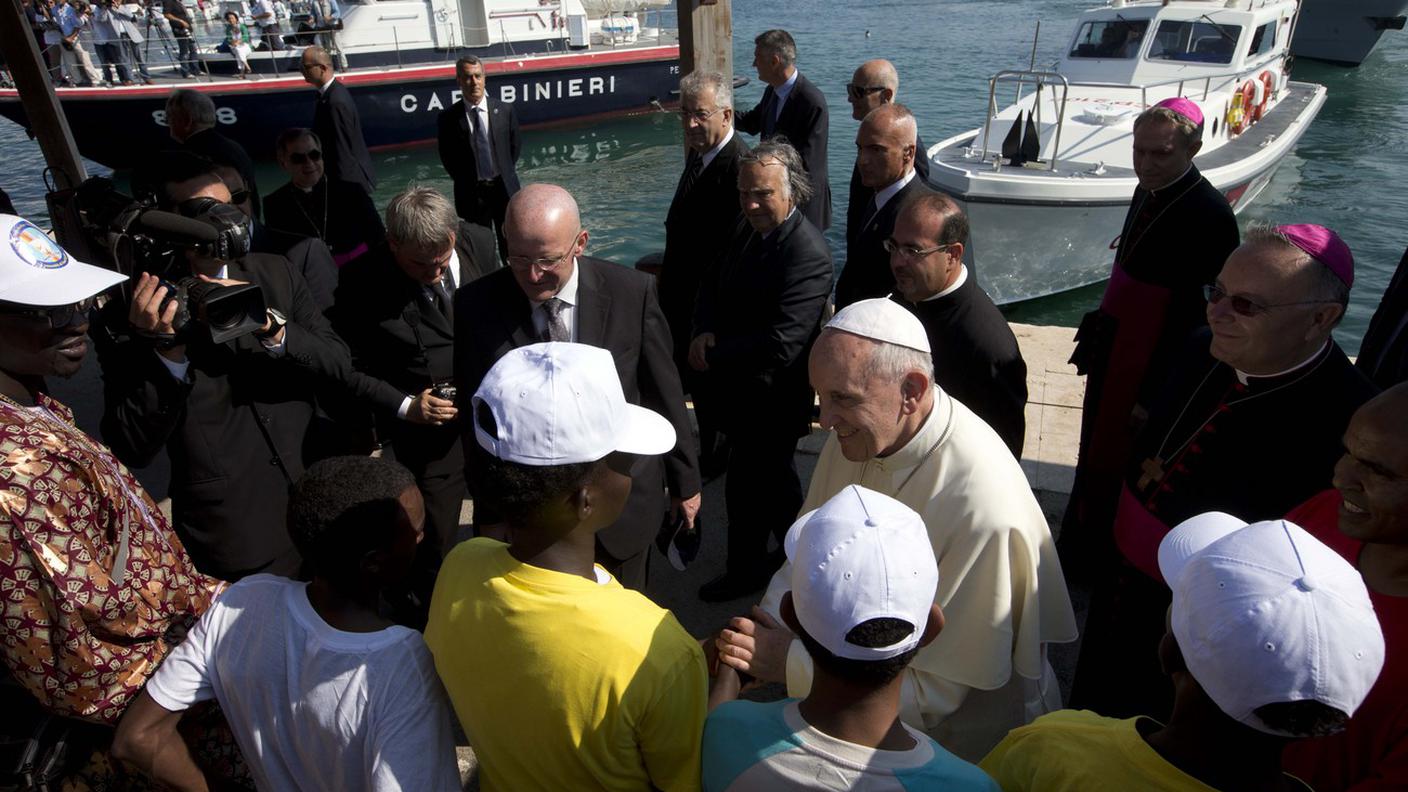 Fra i migranti a Lampedusa, 2013