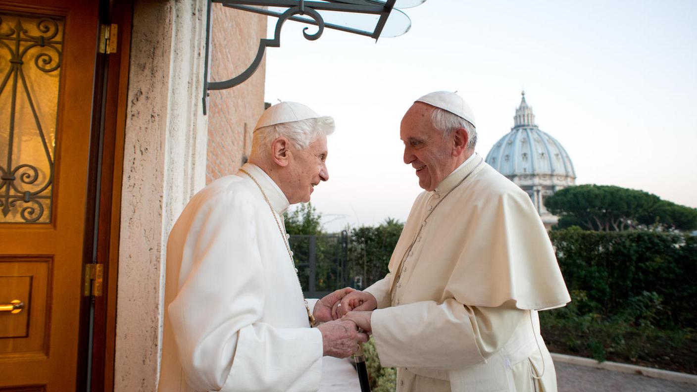 Auguri di Natale fra Papi, 2013