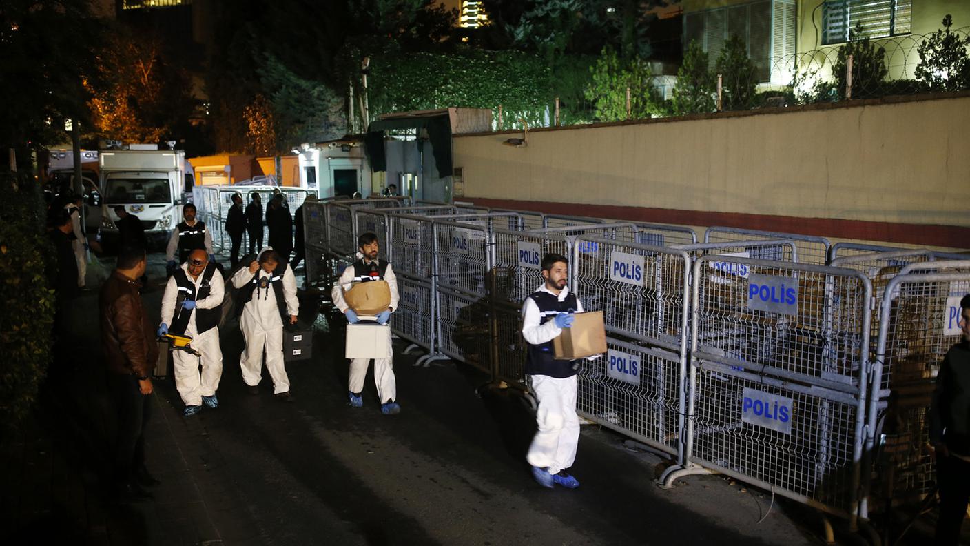La scientifica turca ha ispezionato il luogo dove Khashoggi è morto
