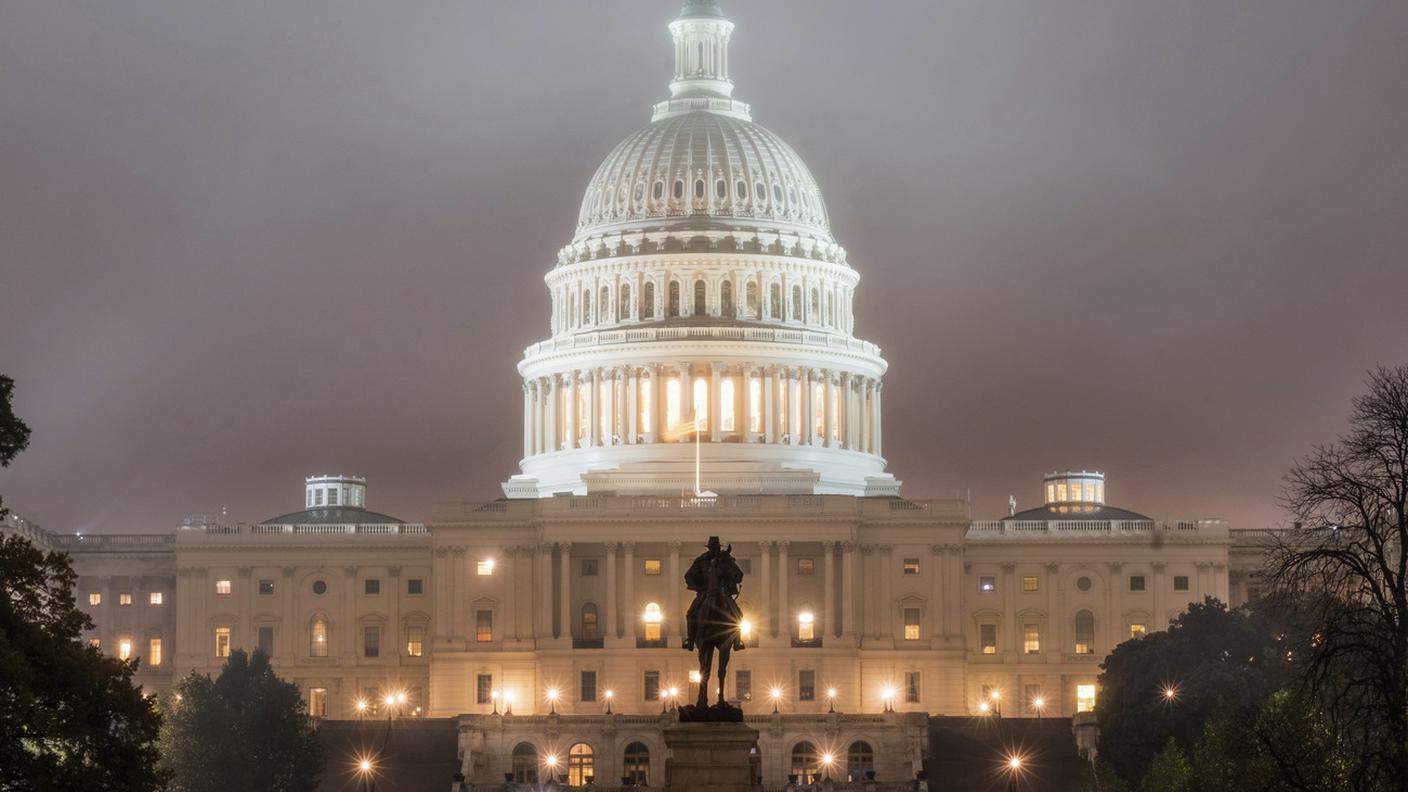 Il Campidoglio, sede dei due rami del Congresso USA