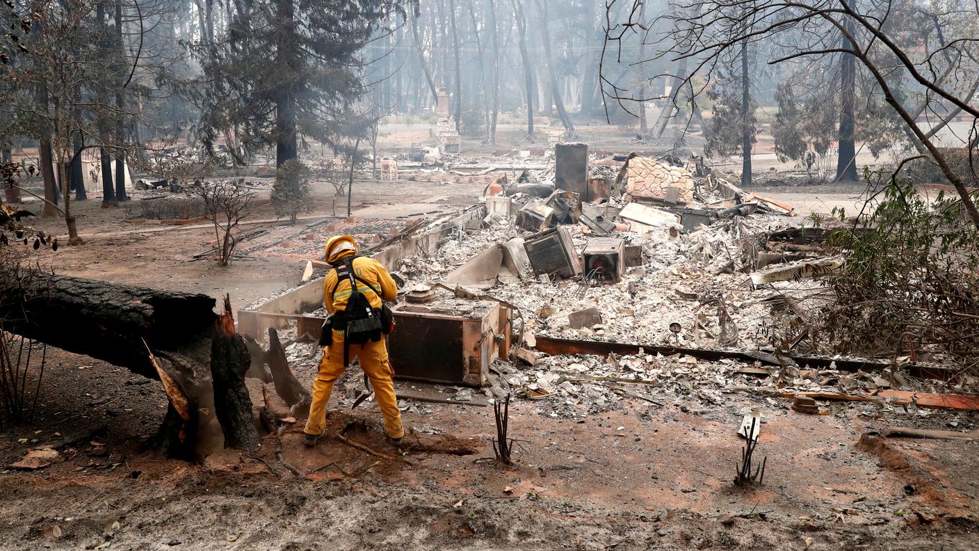 La città di Paradise è stata devastata dalle fiamme