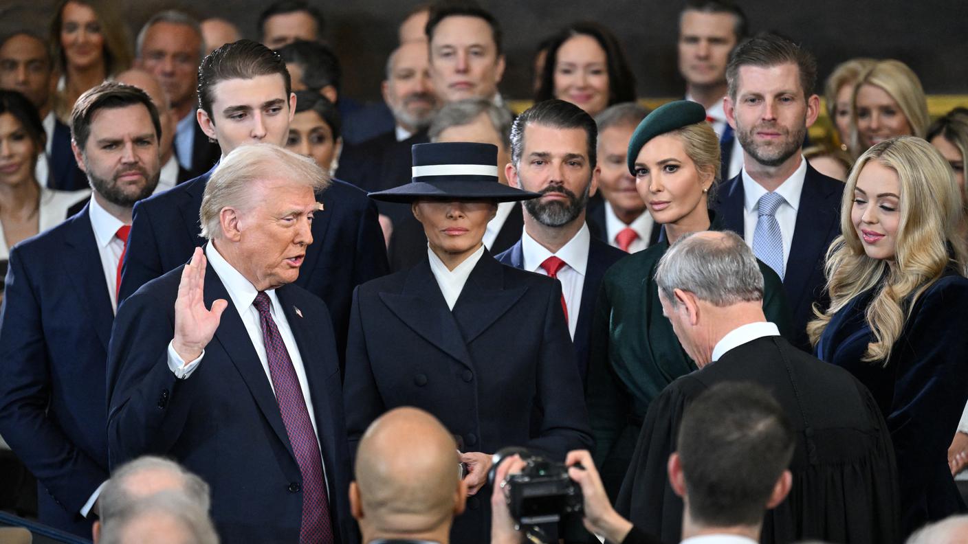 Il giuramento di Donald Trump