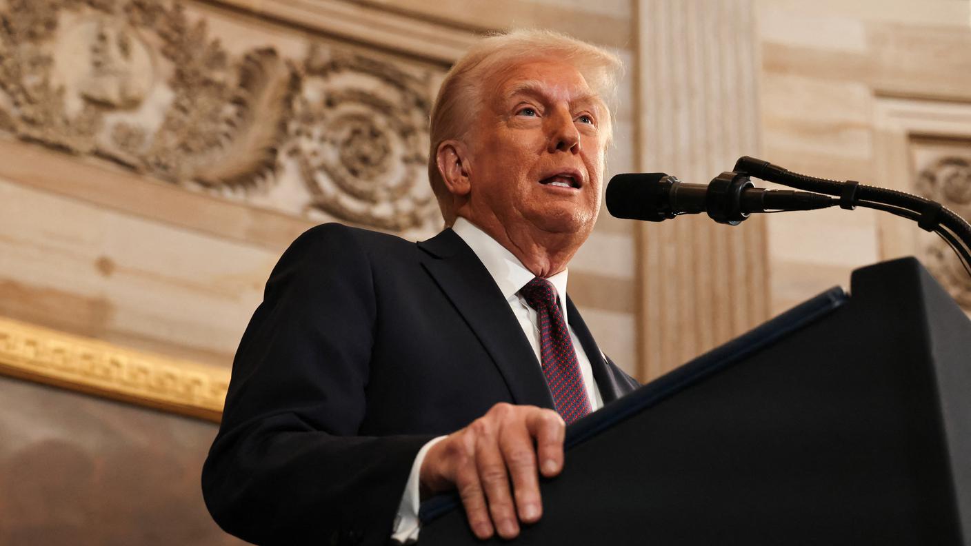 Il primo discorso di Donald Trump