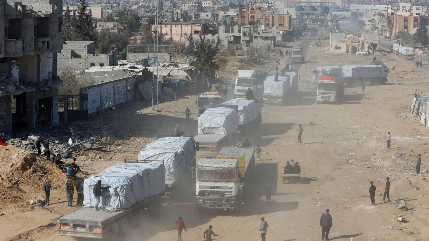 Aiuti umanitari a Gaza