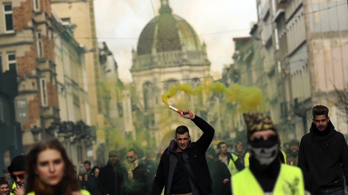 La protesta arriva a Bruxelles