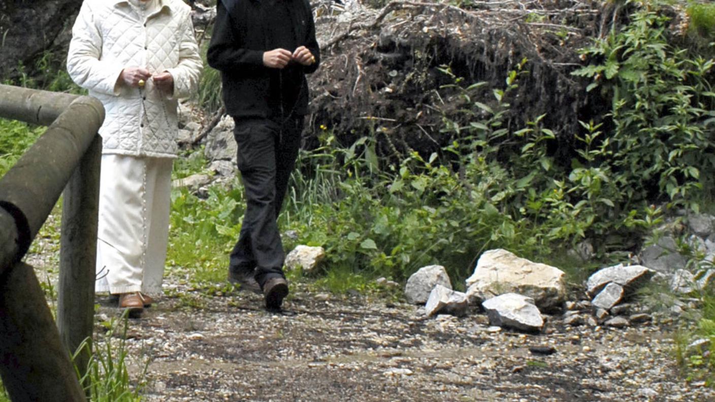 Vacanze in Cadore con monsignor Gänswein nel 2007