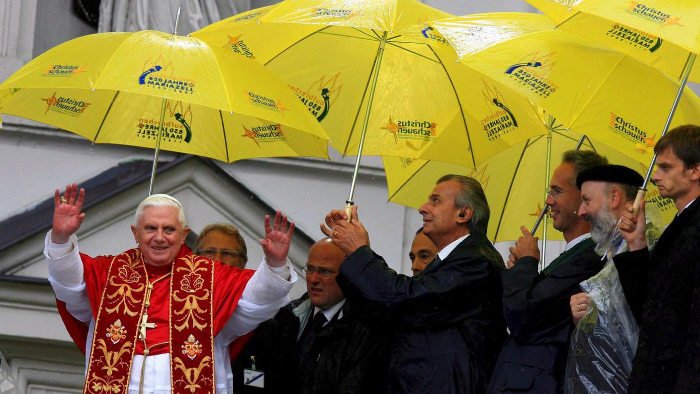 Sotto la pioggia a Vienna nel settembre del 2007
