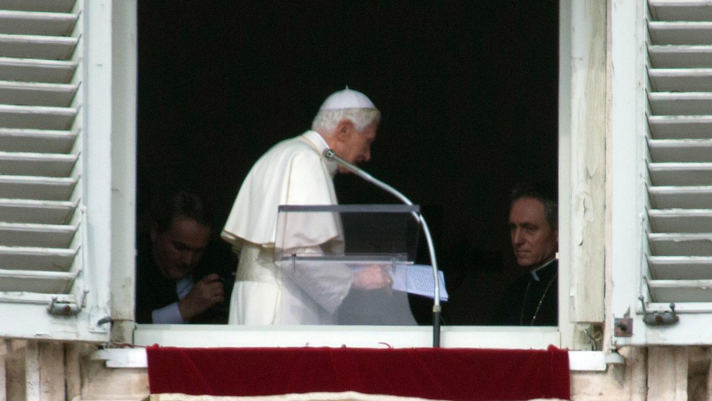 Dopo l'ultimo Angelus, il 24 febbraio 2013