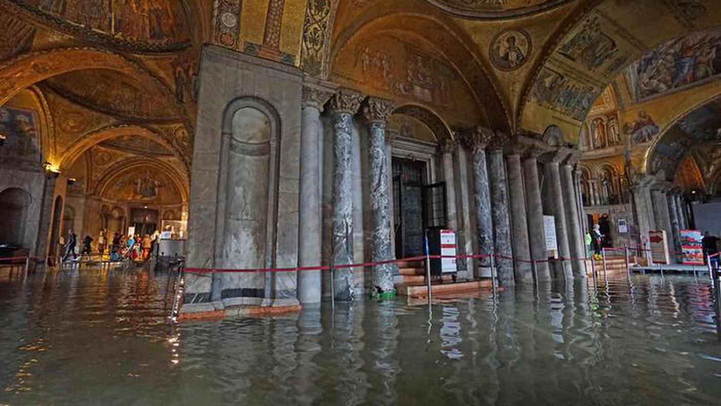 Acqua alta a San Marco