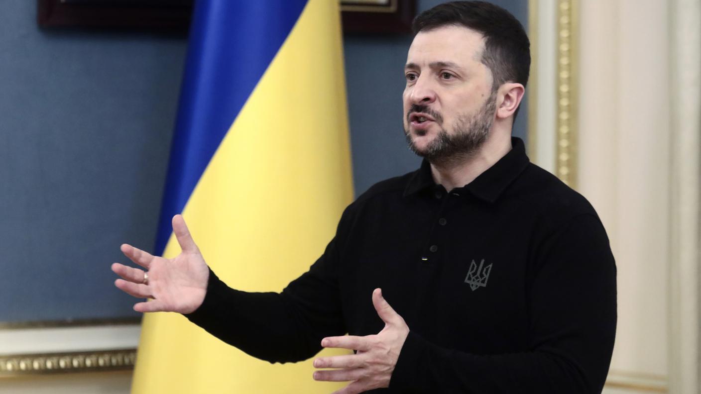 Il presidente ucraino Zelensky
