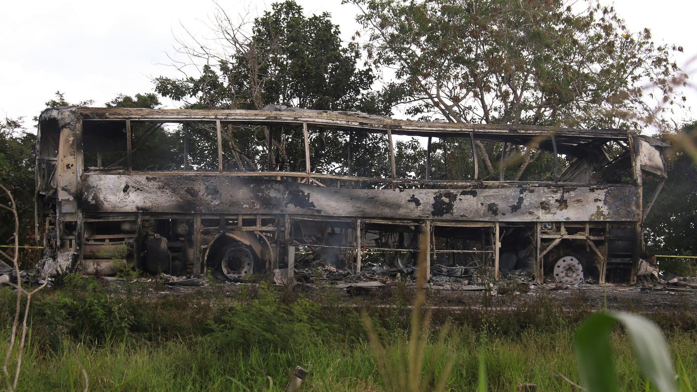 incidente bus in messico