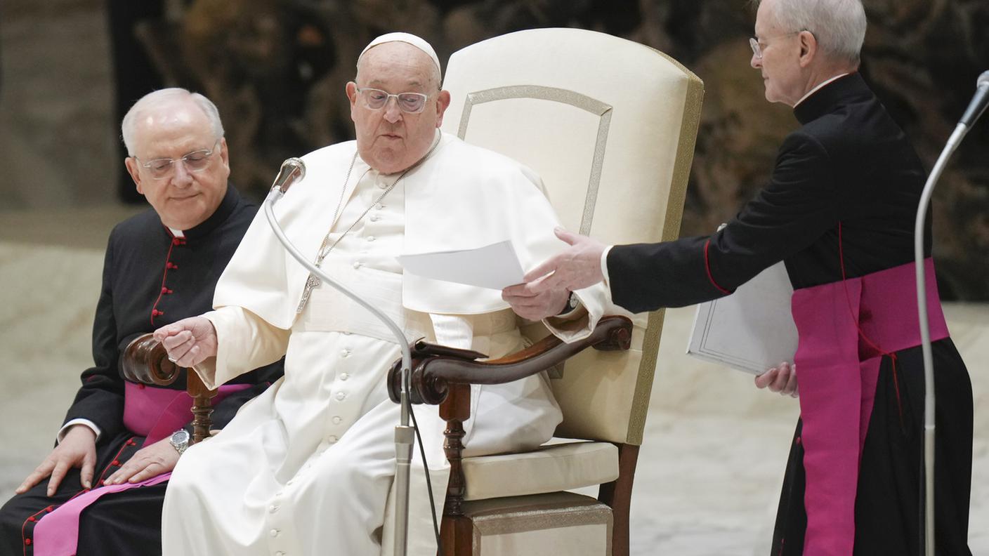 Papa Francesco aveva rinunciato a leggere un documento