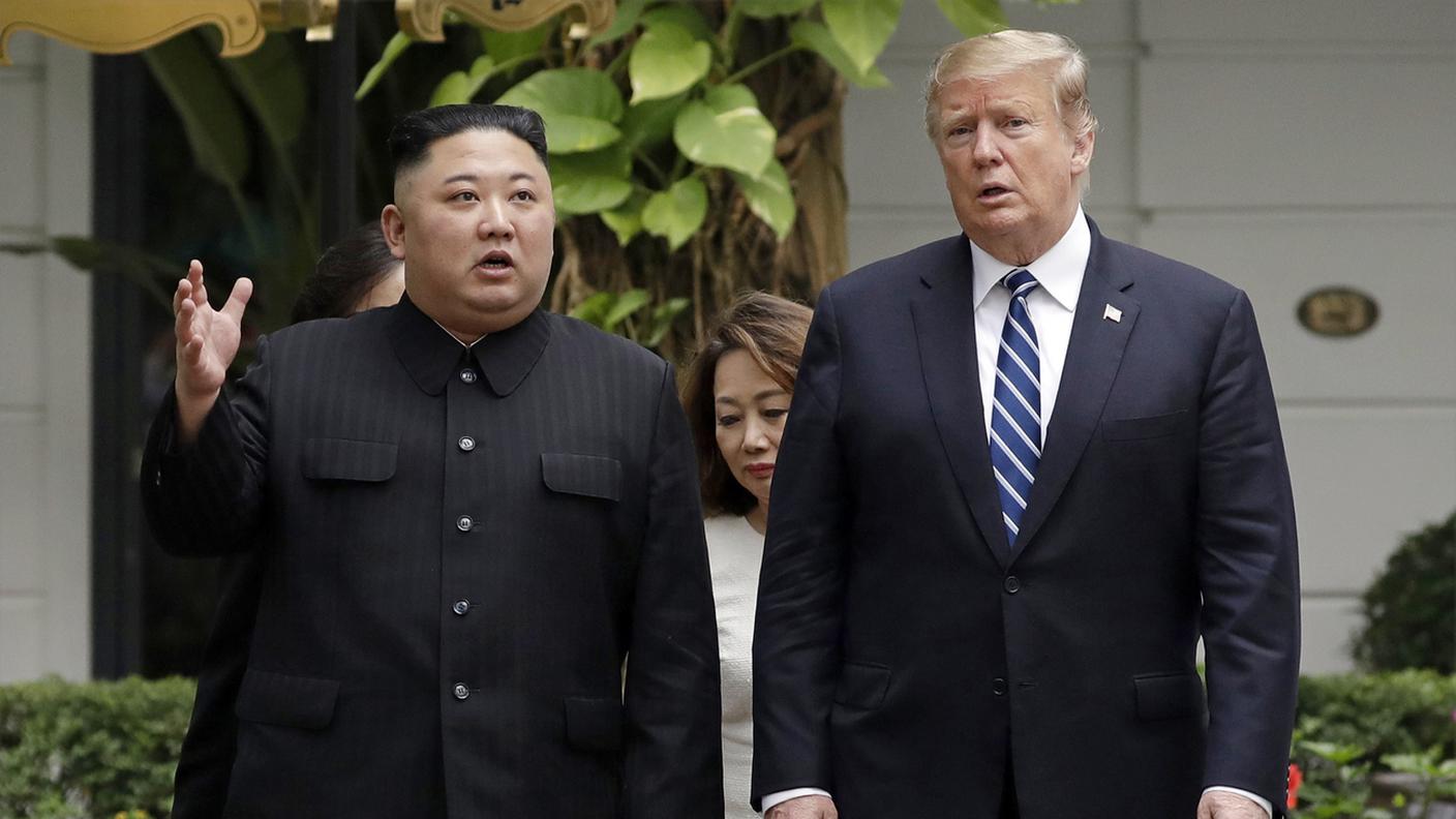 Il leader nordcoreano Kim Jong-un e il presidente statunitense Donald Trump