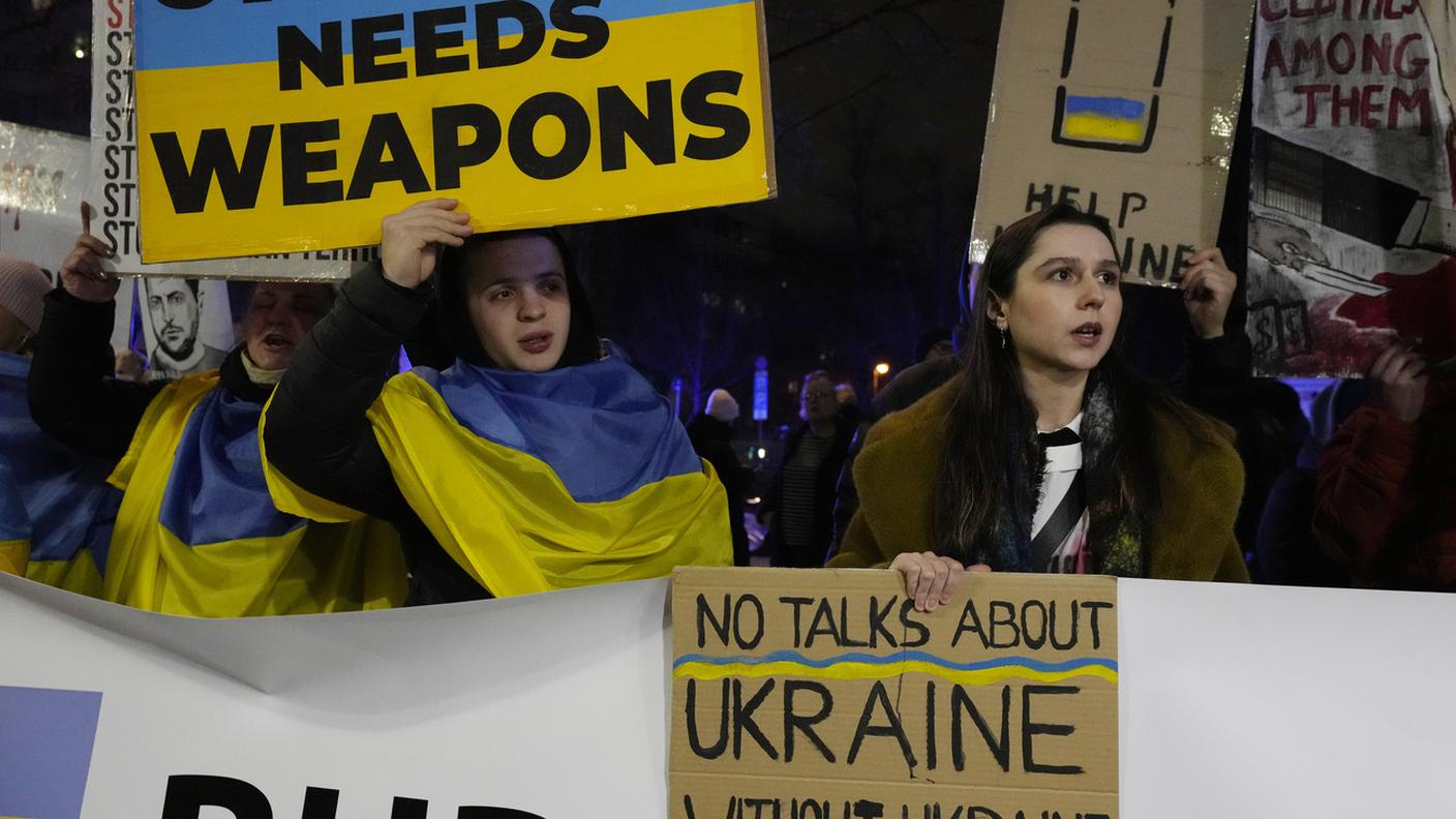 Ucraina Polonia Manifestazione